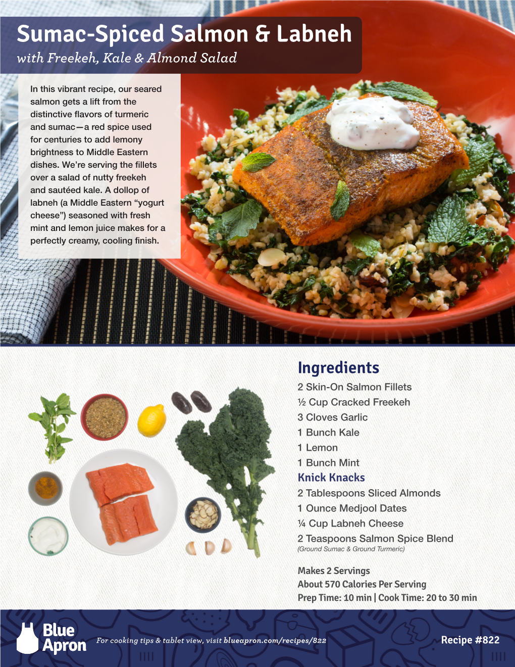 Sumac-Spiced Salmon & Labneh