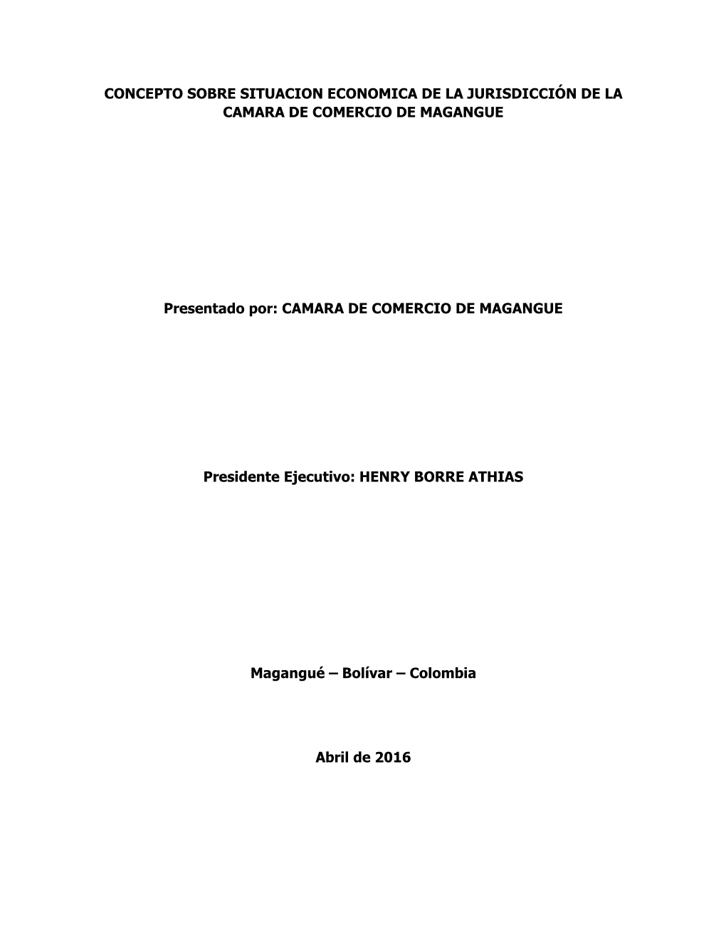 Concepto Situación Económica 2015