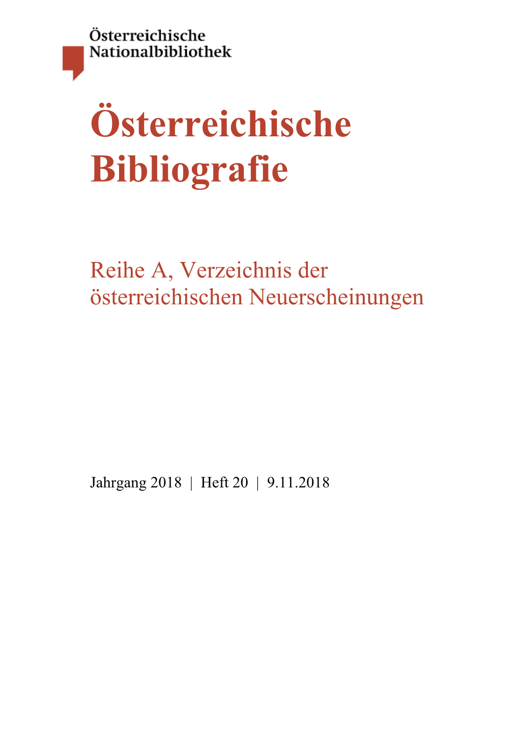 Österreichiche Bibliografie