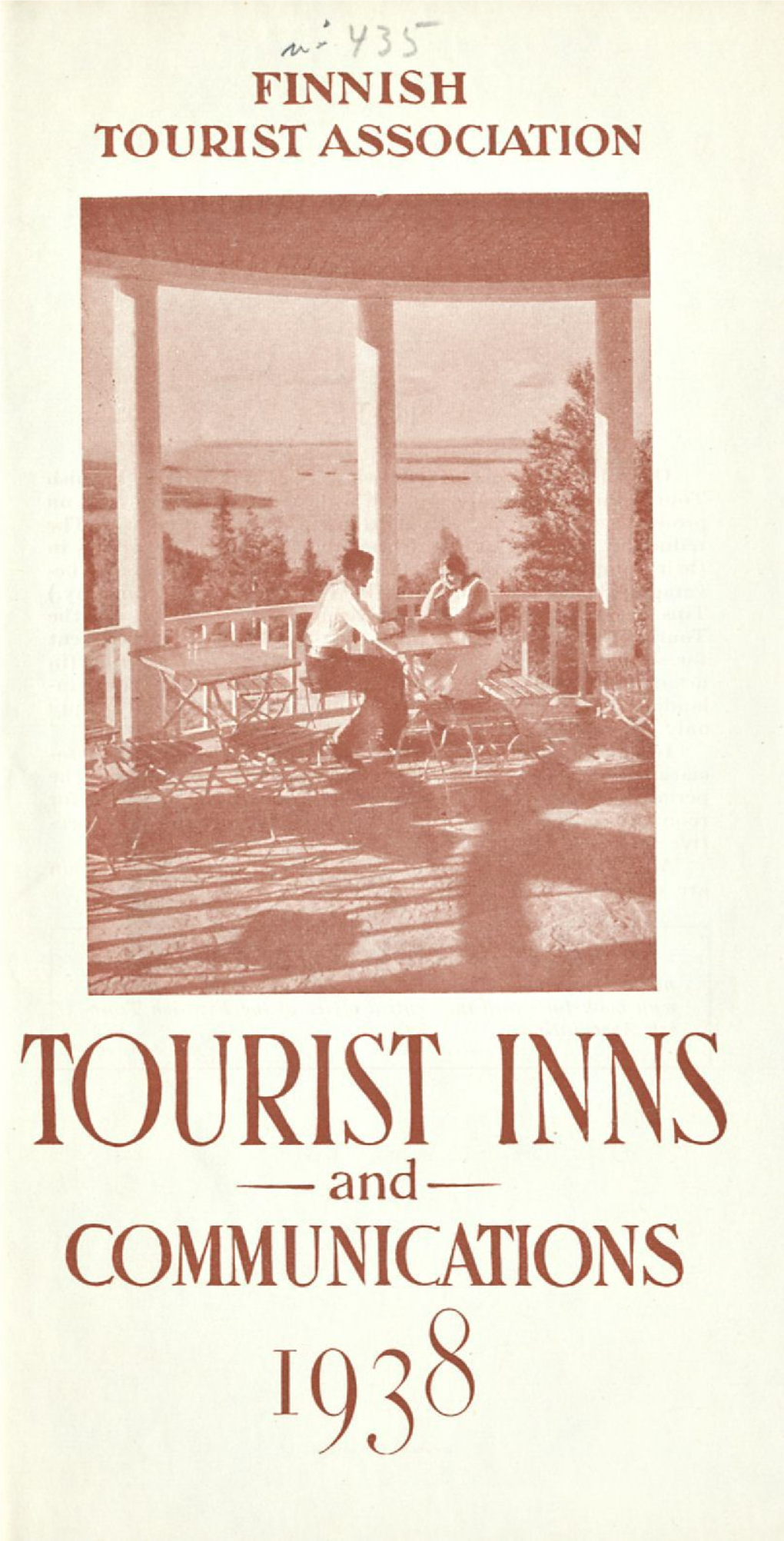 TOURIST INNS and COMMUNICATIONS 1938 NOTE