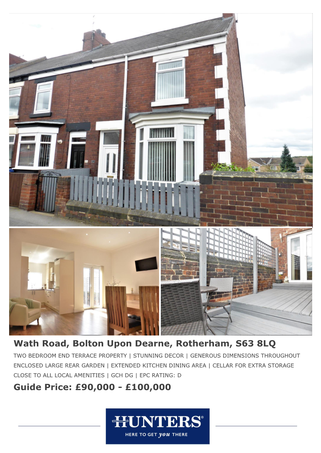 Wath Road, Bolton Upon Dearne, Rotherham, S63 8LQ Guide Price