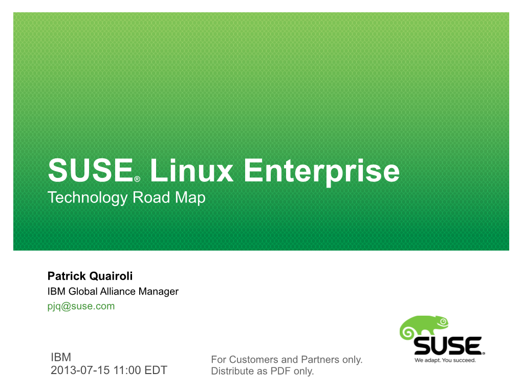 SUSE Linux Enterprise