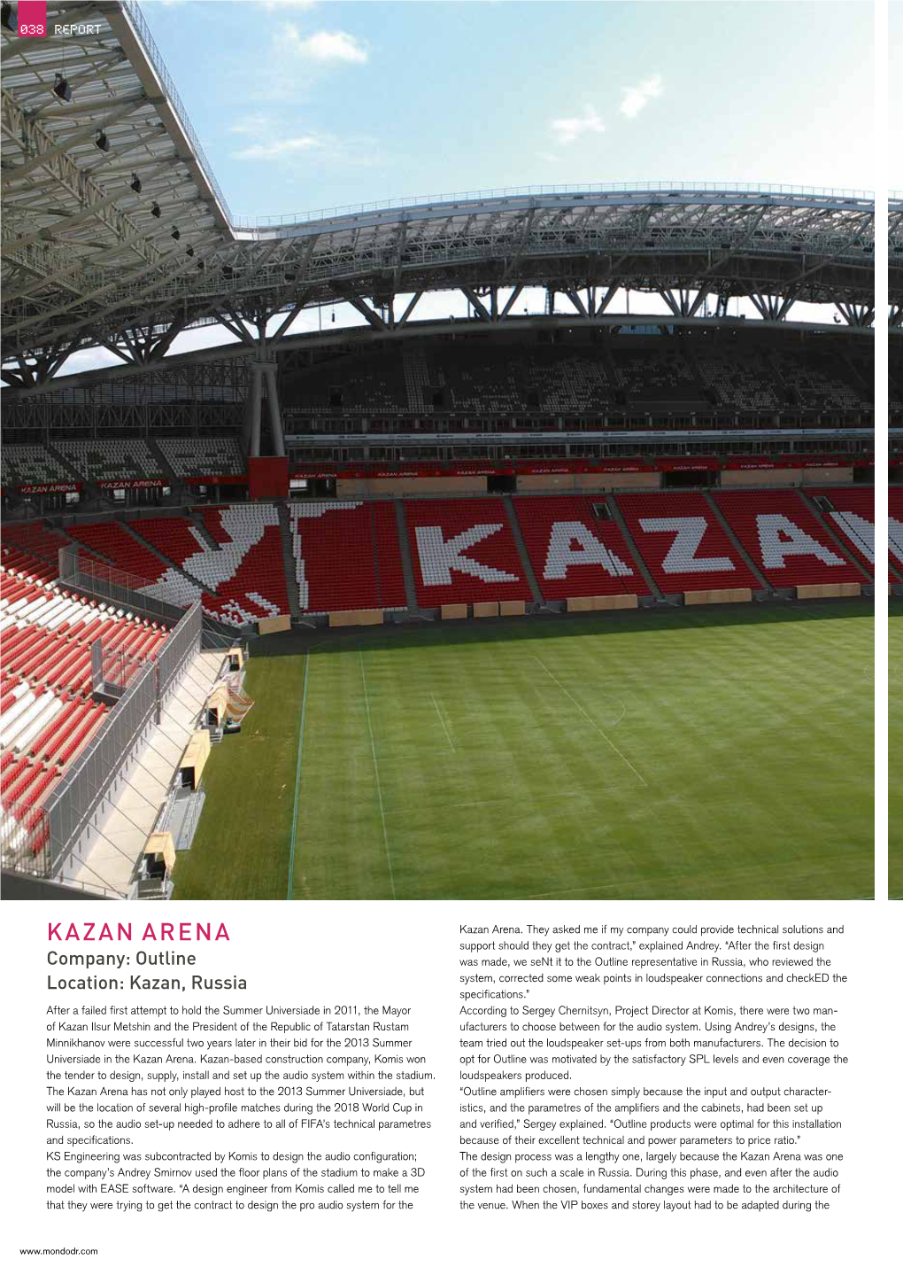 KAZAN ARENA Kazan Arena