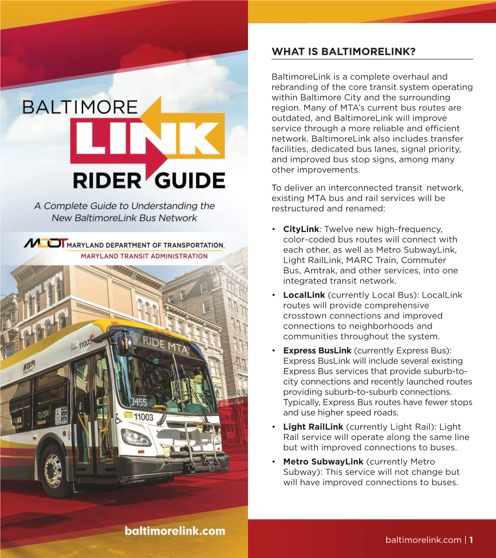 What Is Baltimorelink?