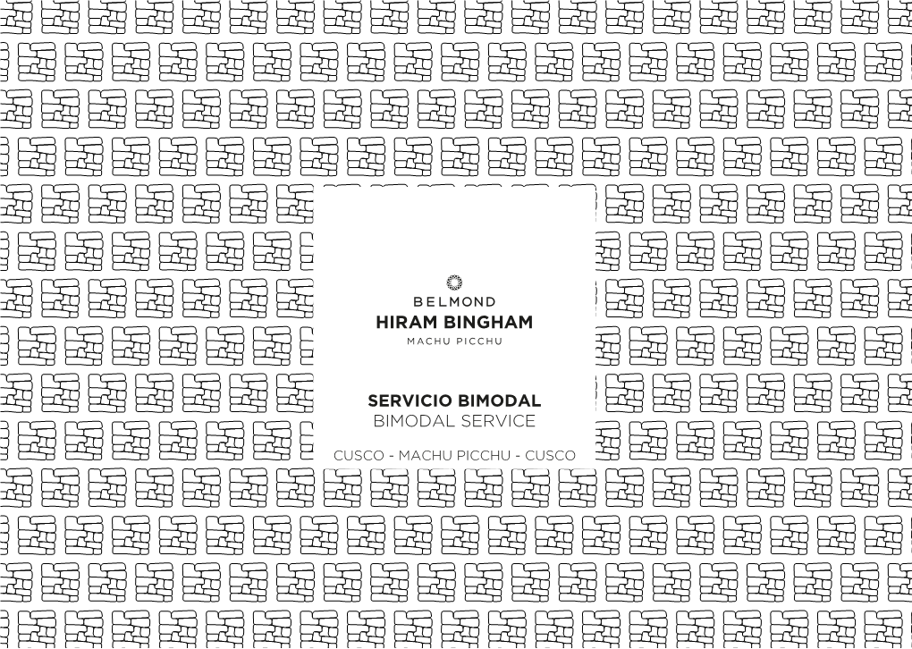 Servicio Bimodal Bimodal Service