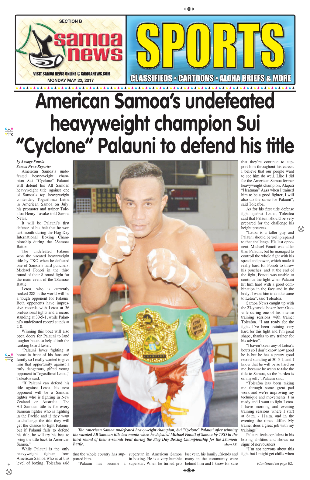 American Samoa's Undefeated Heavyweight