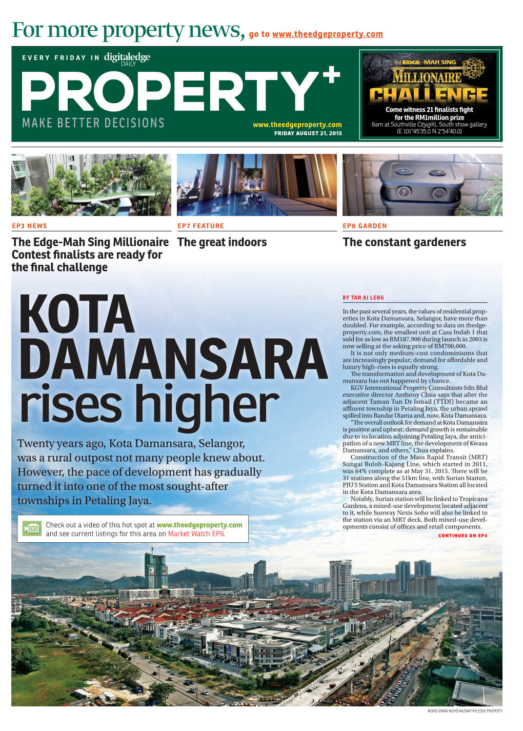 Kota Damansara, Selangor, Have More Than Doubled