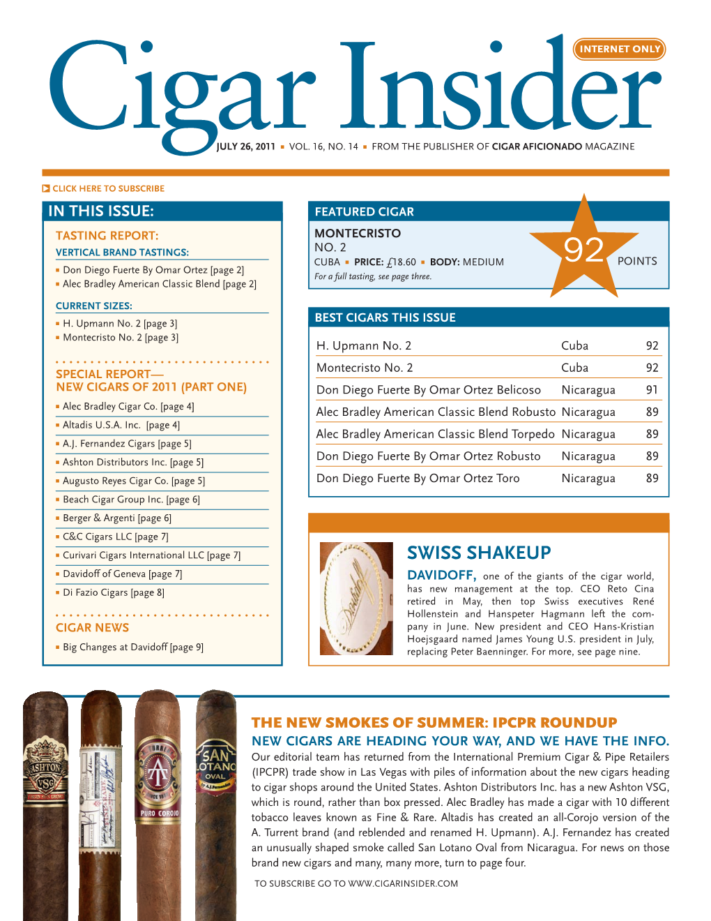 In the Next Cigar Insider