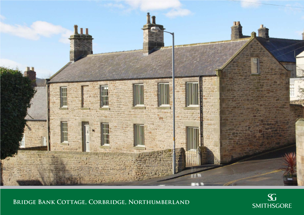 Bridge Bank Cottage, Corbridge, Northumberland