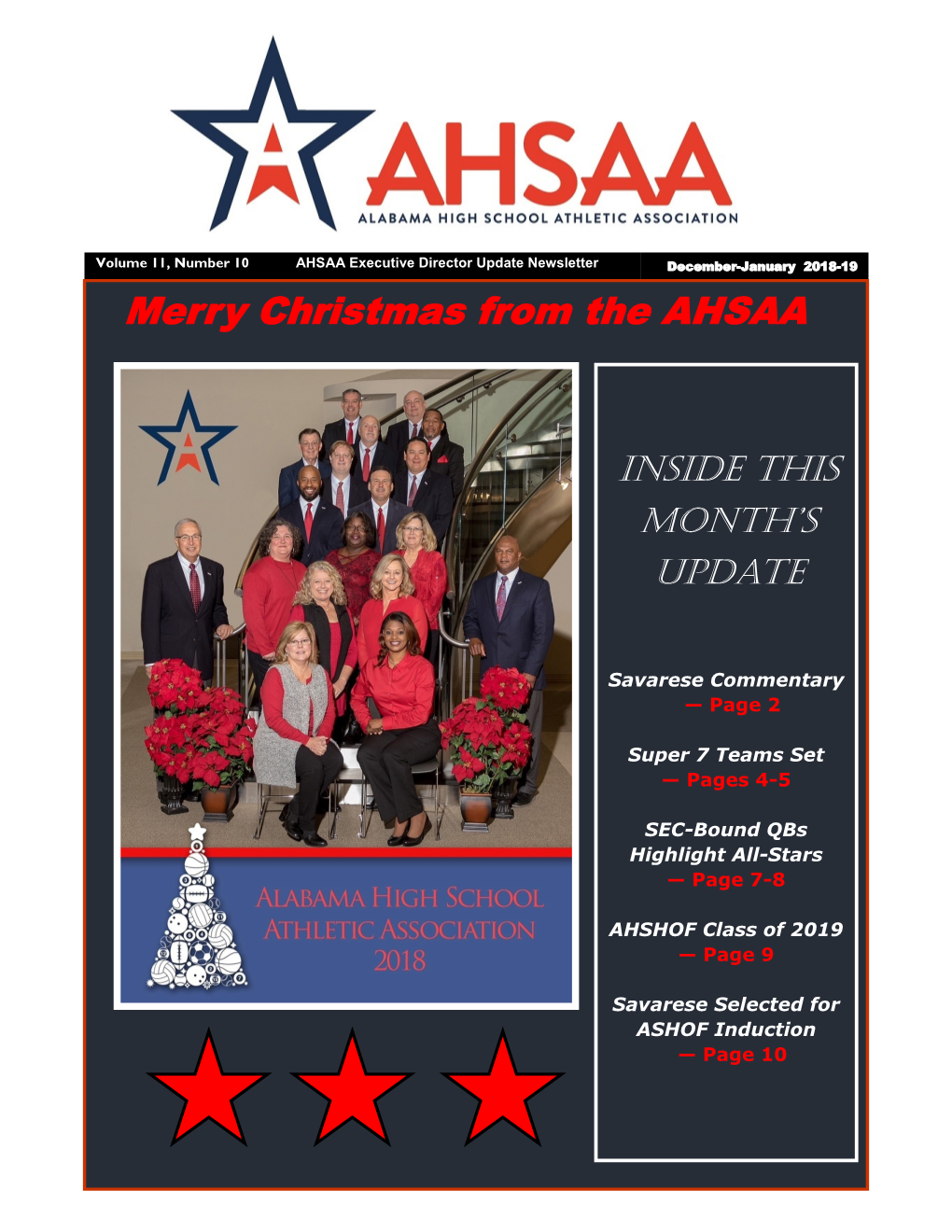 Merry Christmas from the AHSAA