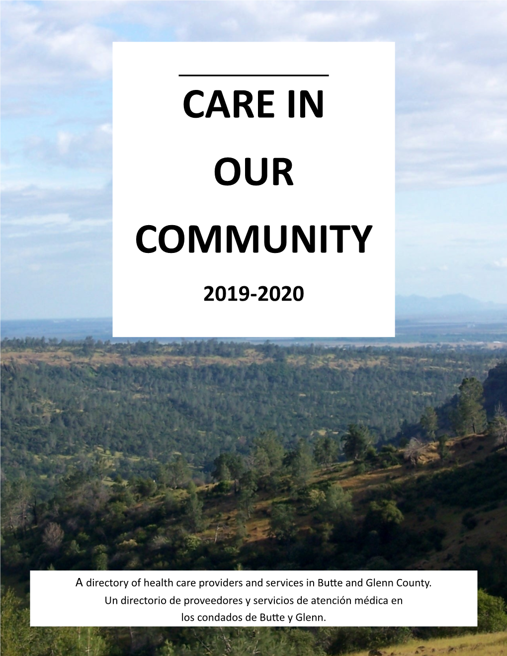 Care in Our Community 2019-2020