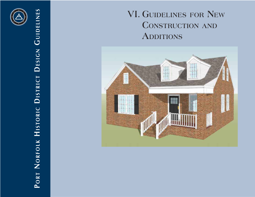 Vi. Guidelines for New Construction and Additions