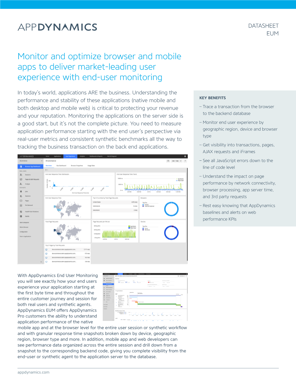 Monitor and Optimize Browser and Mobile Apps to Deliver Market-Leading User Experience with End-User Monitoring