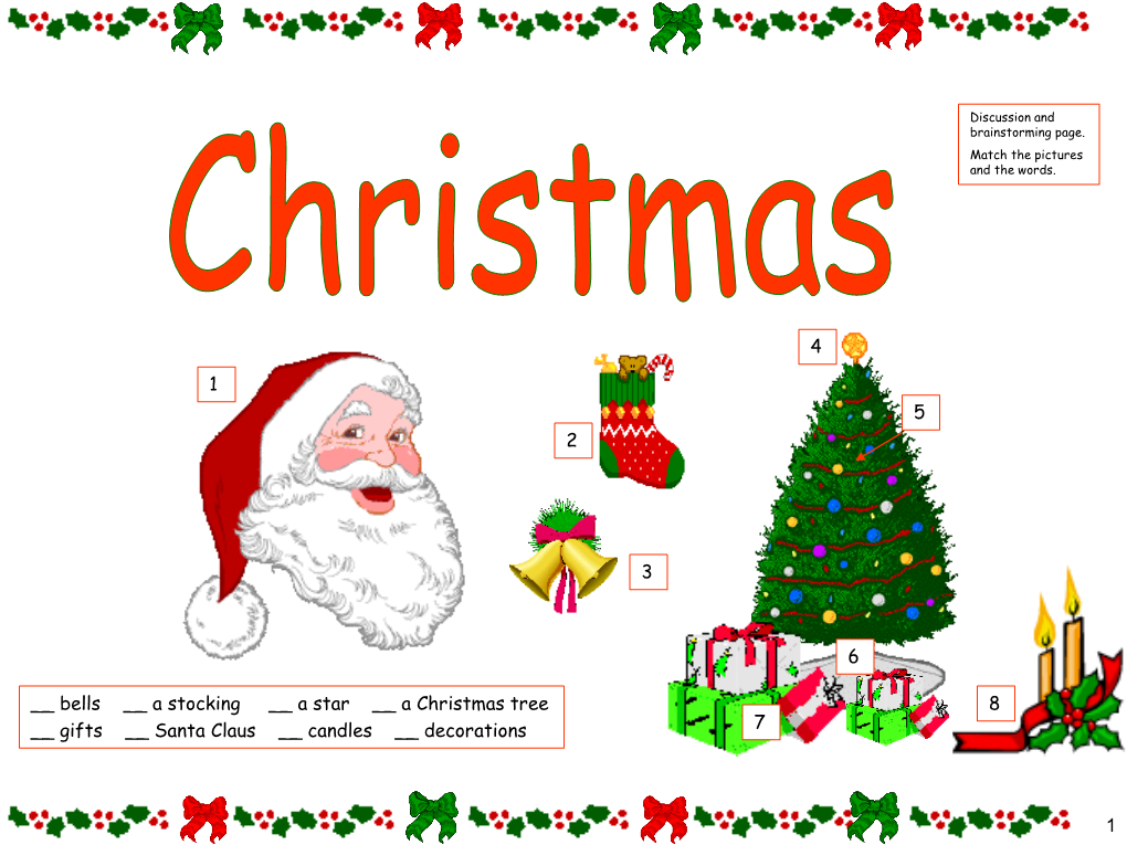 Christmas Tree 8 __ Gifts __ Santa Claus __ Candles __ Decorations 7