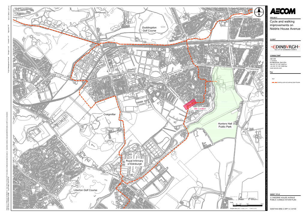 Cycle and Walking Improvements on Niddrie House Avenue