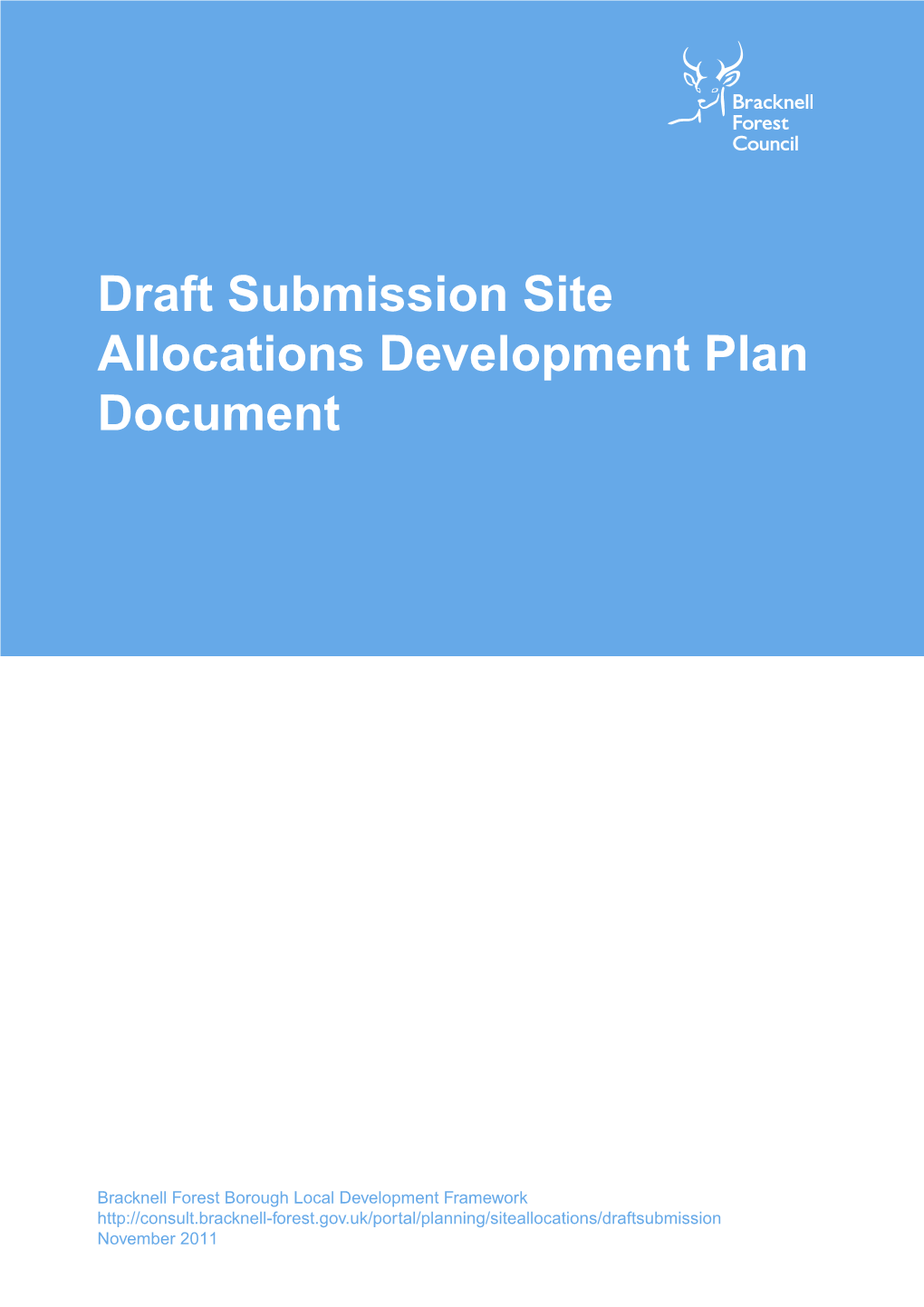 Draft Submission Site Allocations Development Plan Document