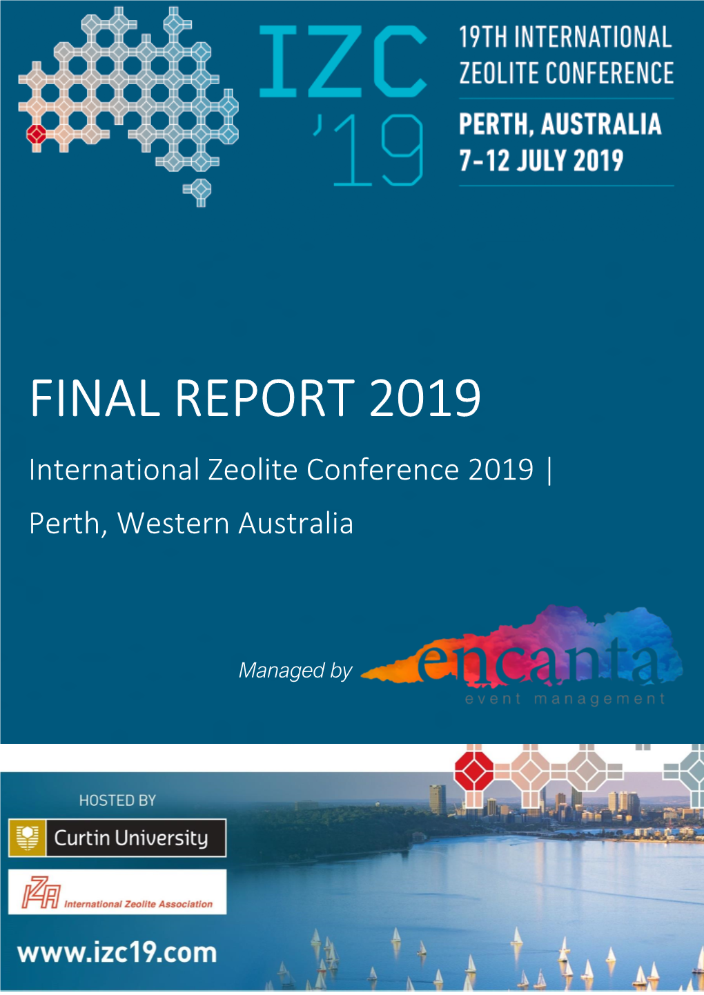 FINAL REPORT 2019 International Zeolite Conference 2019 | Perth, Western Australia