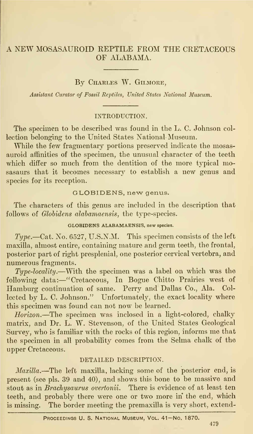 Proceedings of the United States National Museum