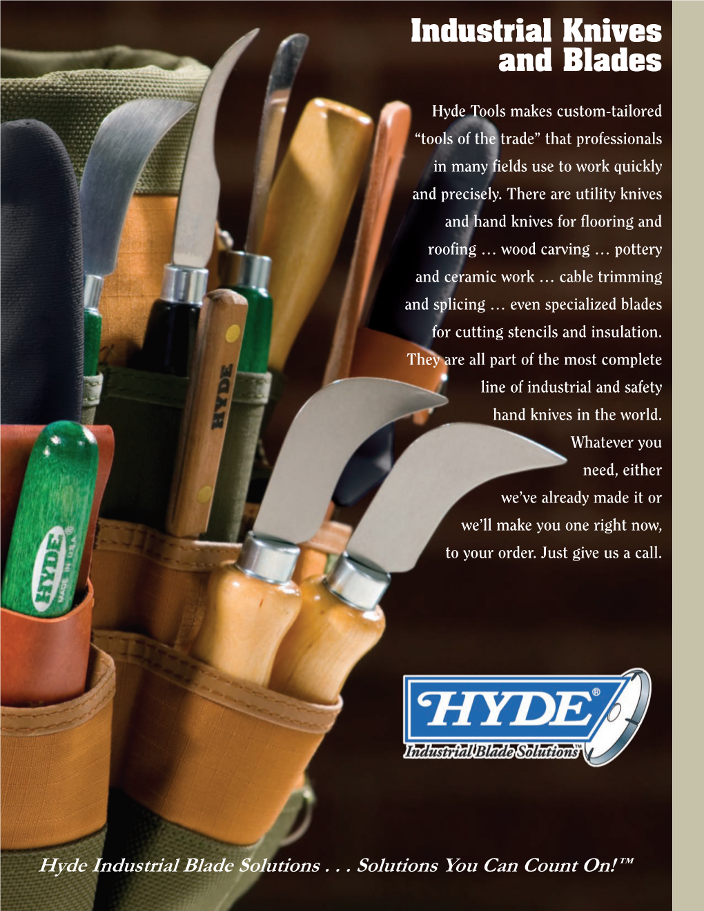 Hand Knives Catalog