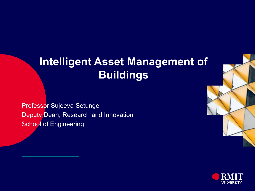 Intelligent Asset Management of Buildings