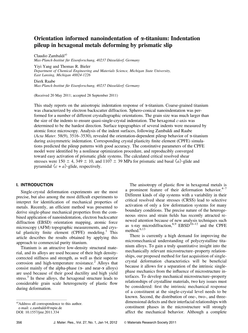 Indentation Pileup in Hexagonal Metals Deforming by Prismatic Slip