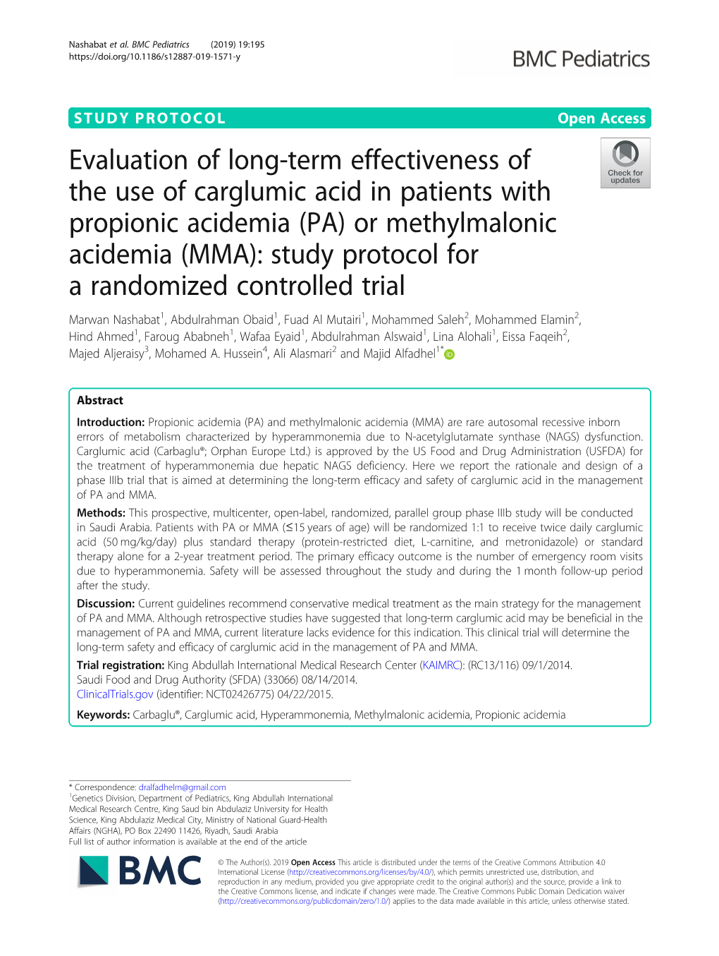 Evaluation of Long-Term Effectiveness of the Use Of