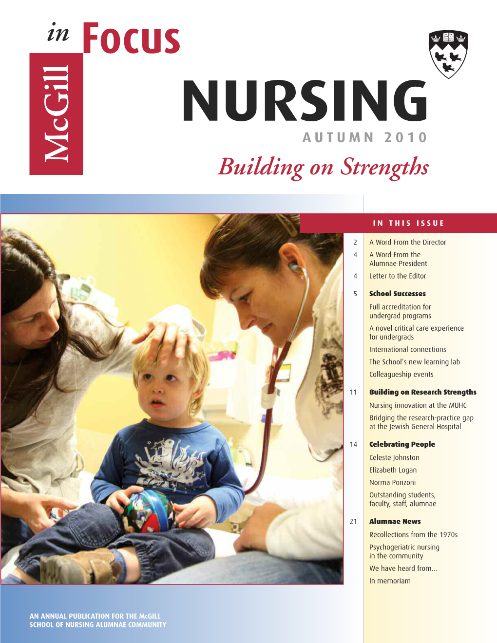 In Focus NURSING AUTUMN 2010