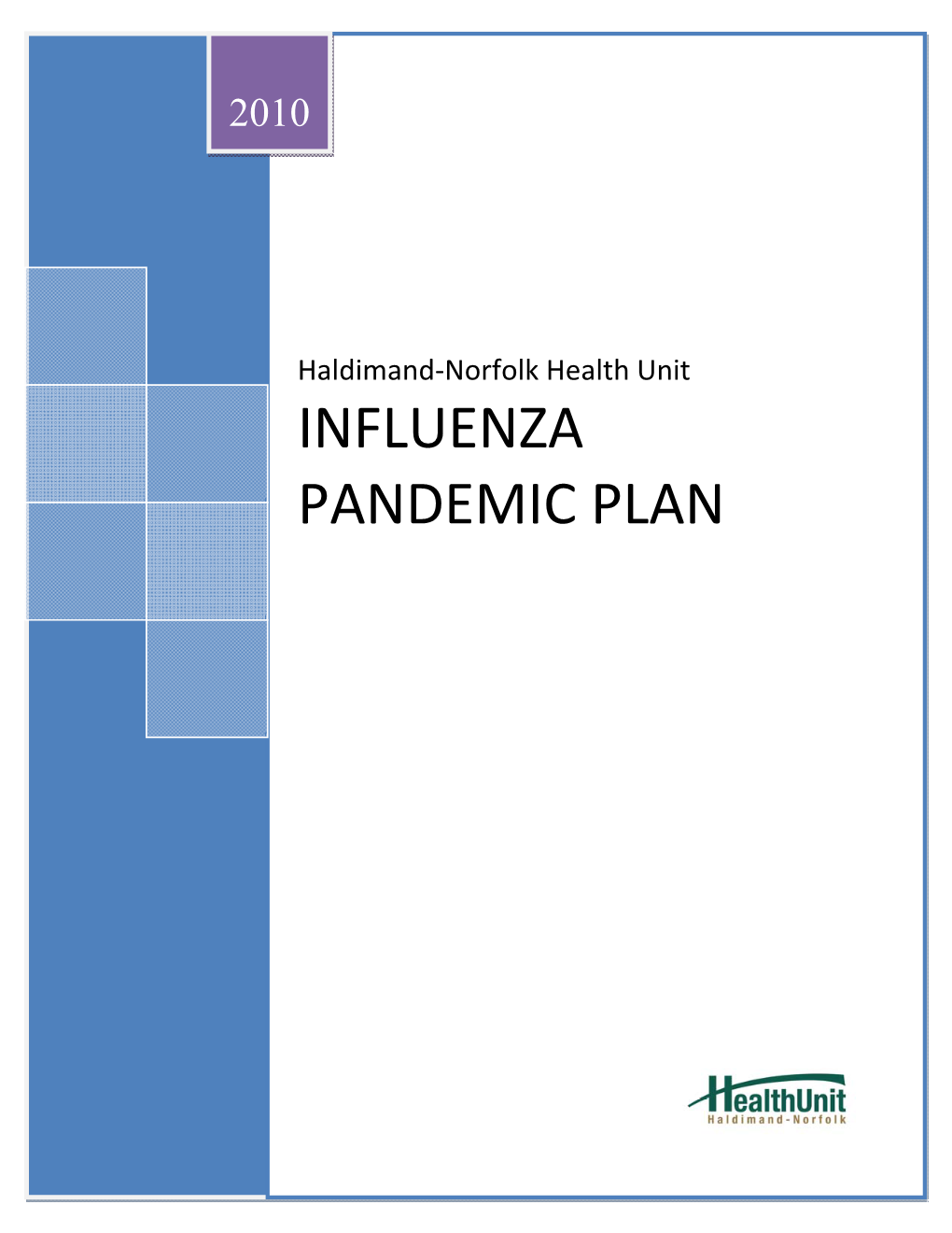 Haldimand-Norfolk Health Unit Activities
