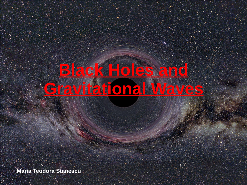 Black Holes and Gravitational Waves