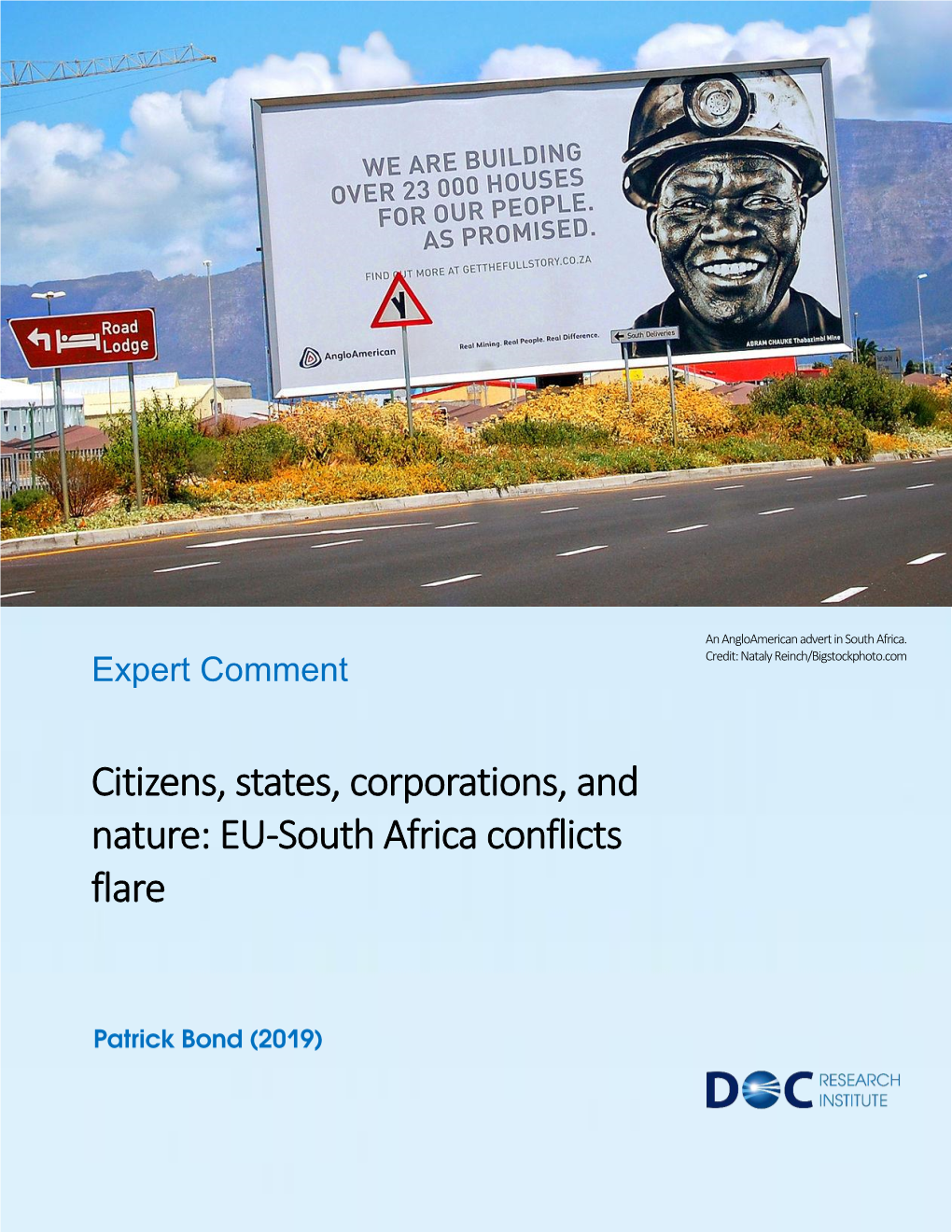 Citizens, States, Corporations, and Nature: EU-South Africa Conflicts Flare