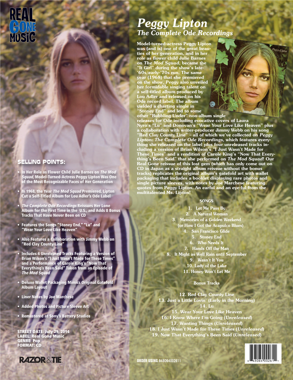 Peggy Lipton the Complete Ode Recordings