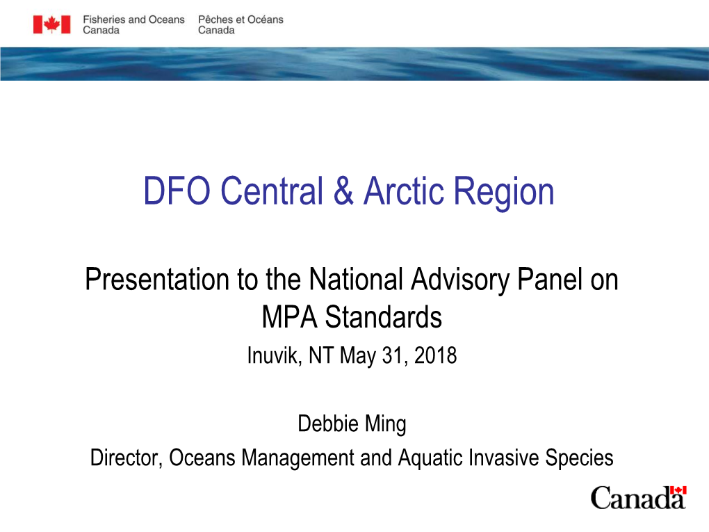 DFO Central & Arctic Region