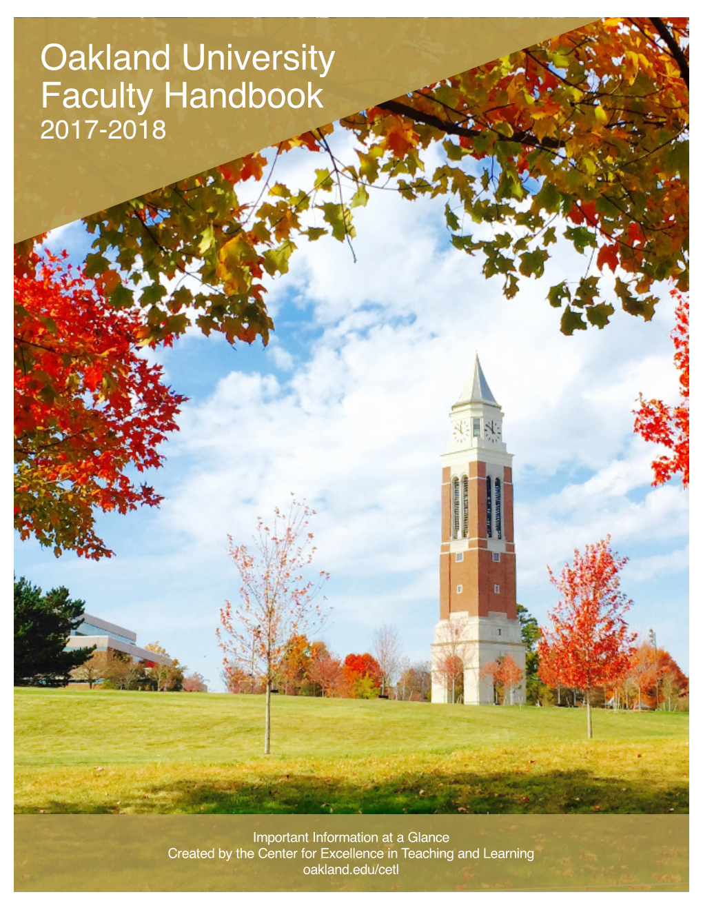 Oakland University Faculty Handbook 2017-2018