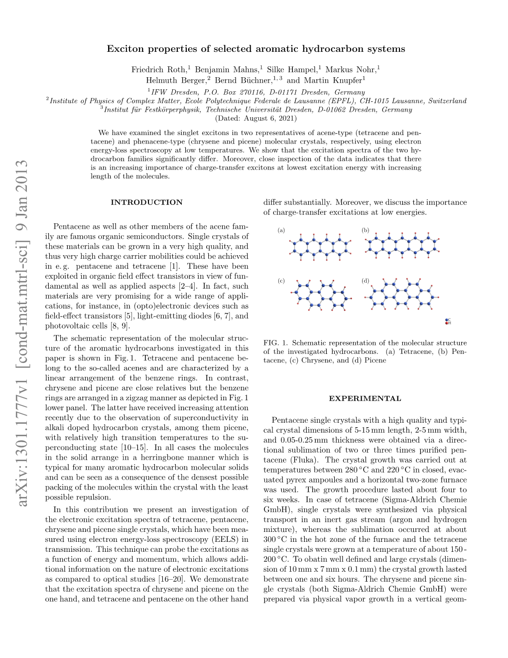 Arxiv:1301.1777V1 [Cond-Mat.Mtrl-Sci] 9 Jan 2013