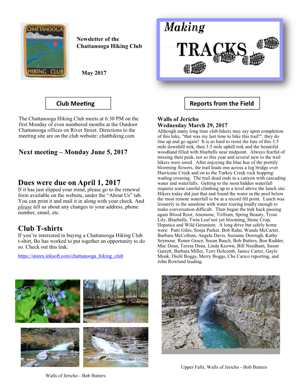 2017 May Newsletter(PDF)