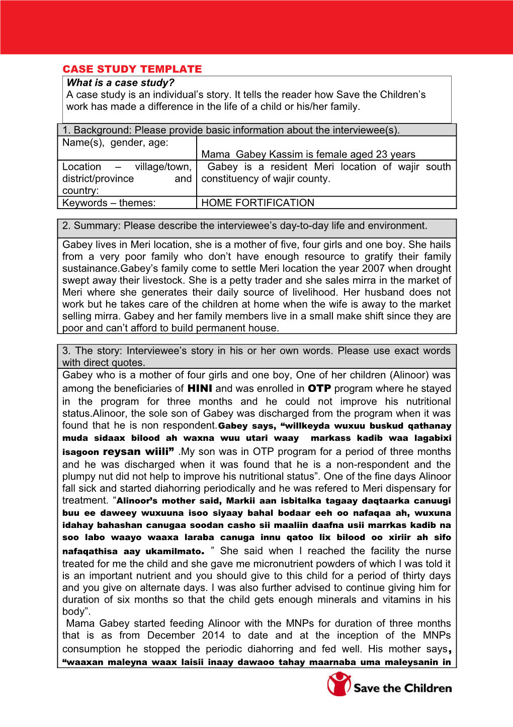 Case Study Template s1
