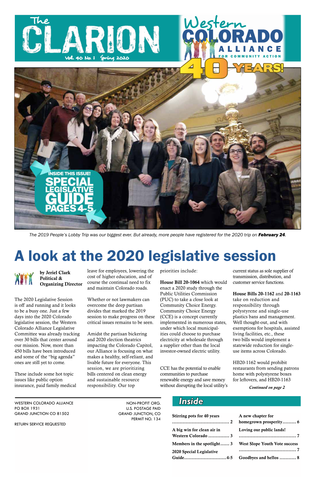 A Look at the 2020 Legislative Session