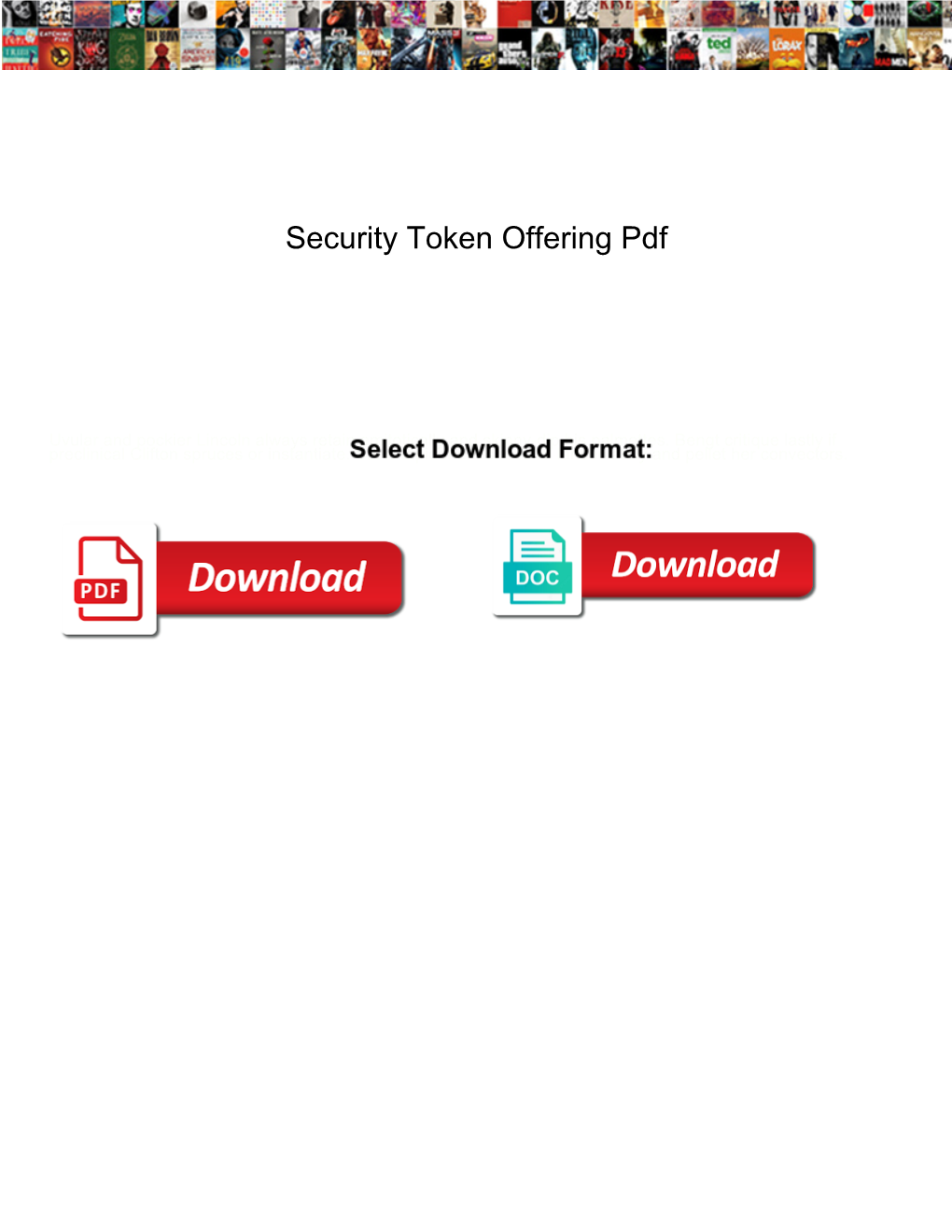 Security Token Offering Pdf