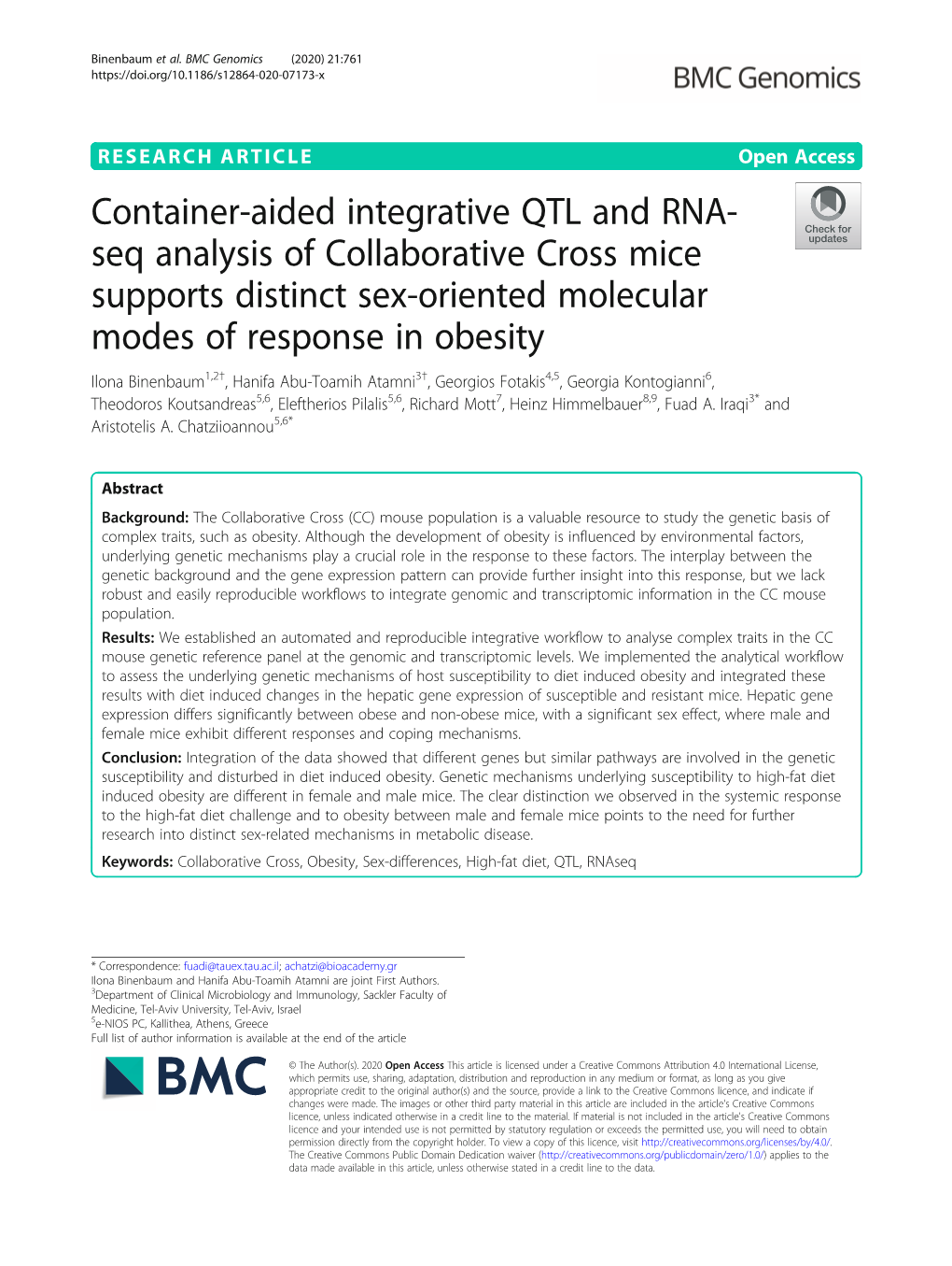 Container-Aided Integrative QTL and RNA-Seq Analysis