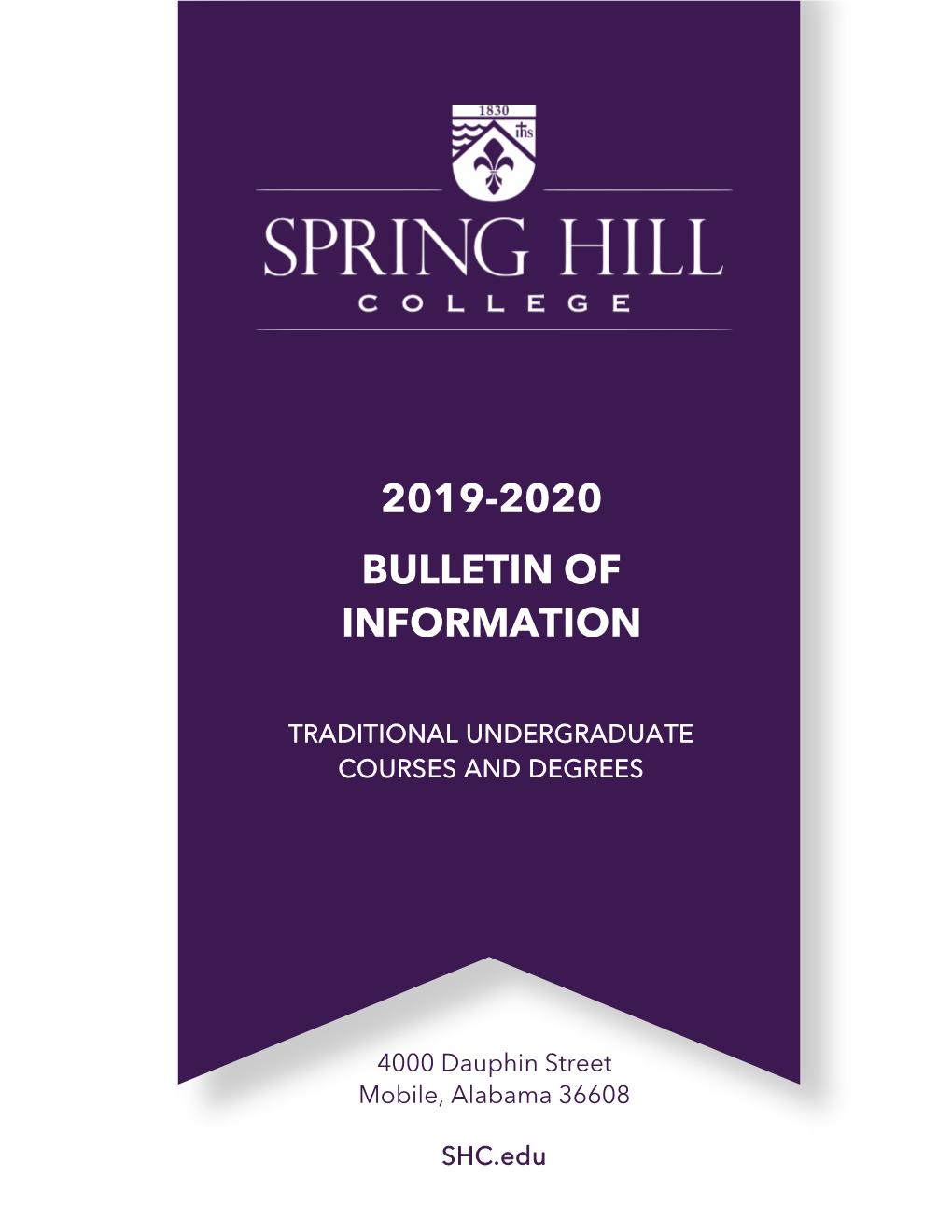 2019-2020 Bulletin of Information