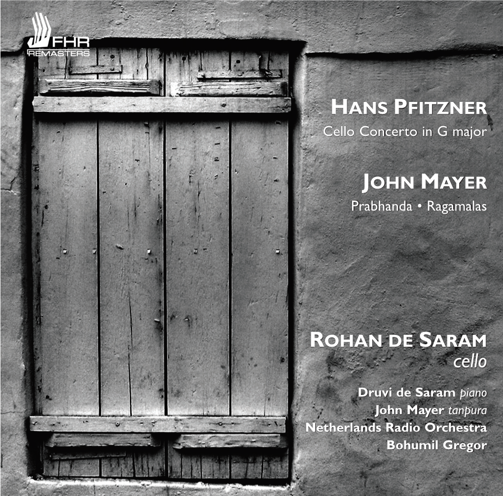 ROHAN DE SARAM Cello