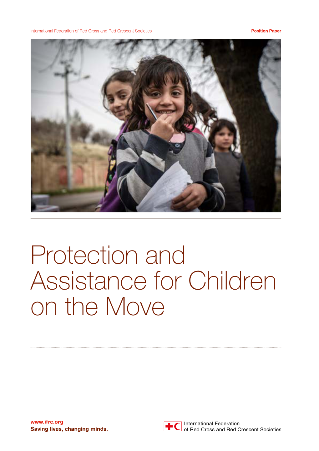 IFRC's Position on Children on the Move