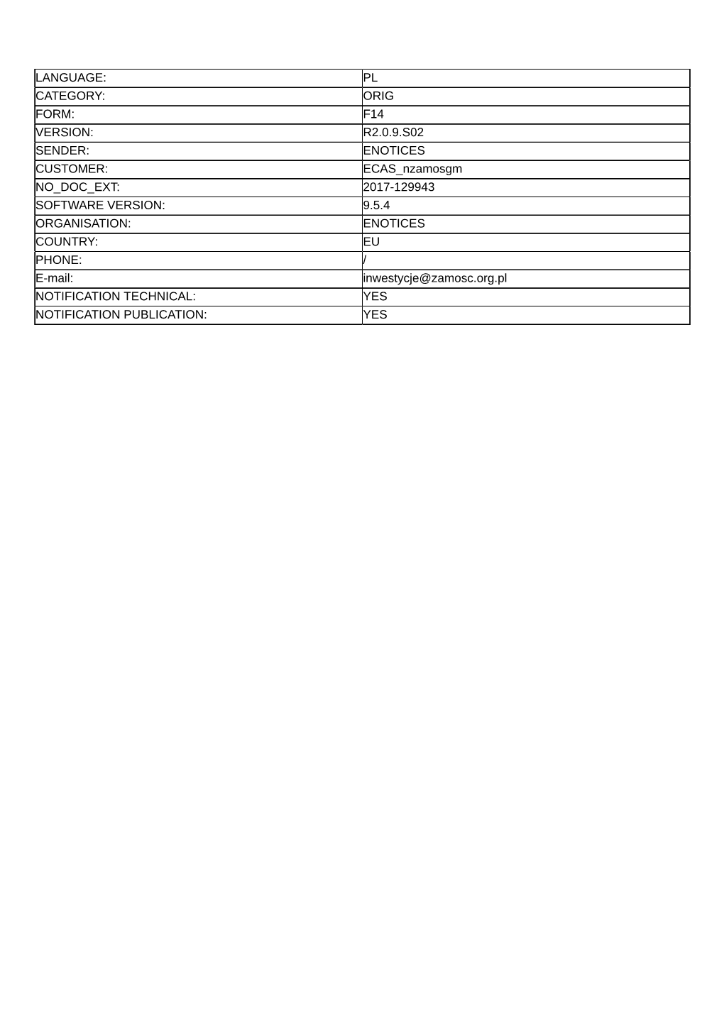 Enotices Customer