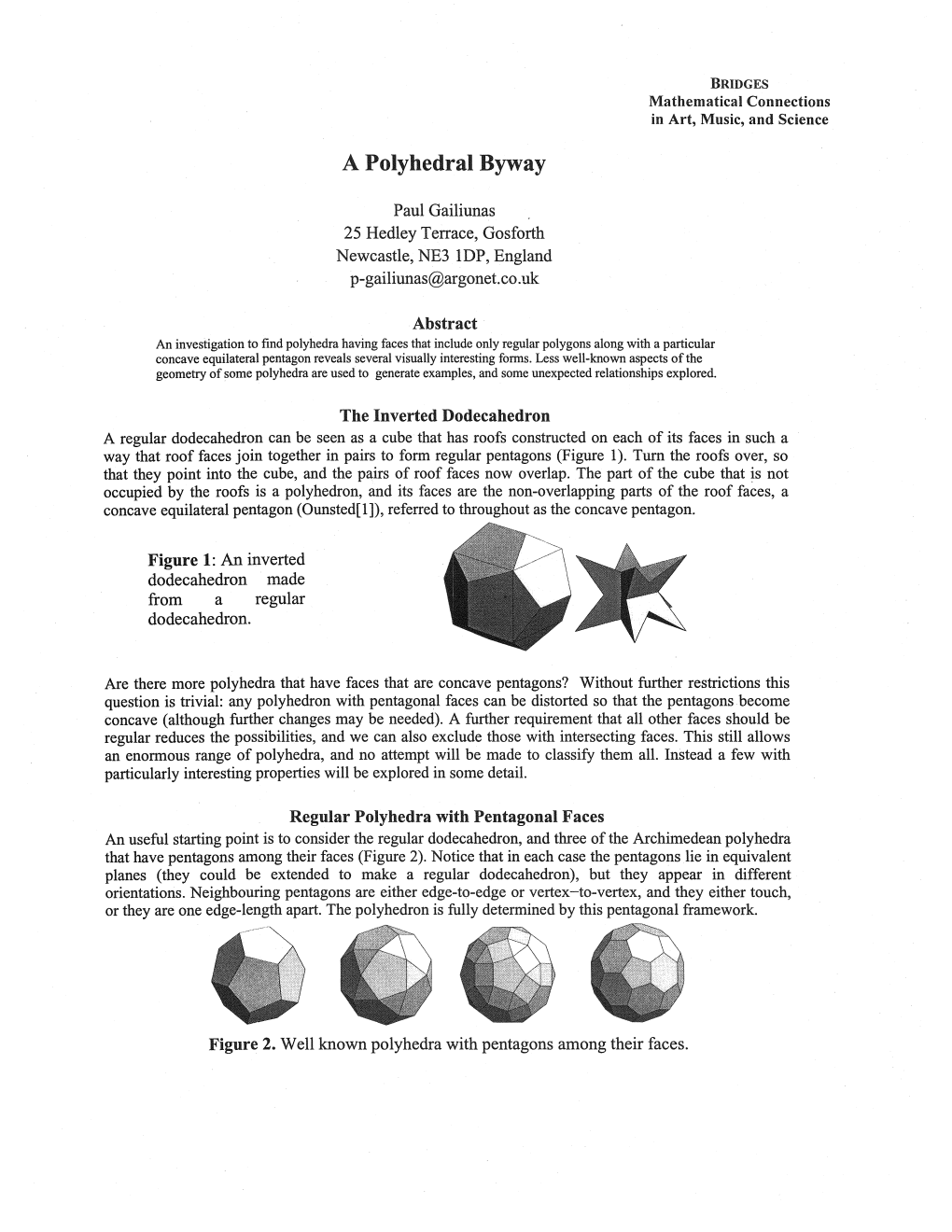 A Polyhedral Byway