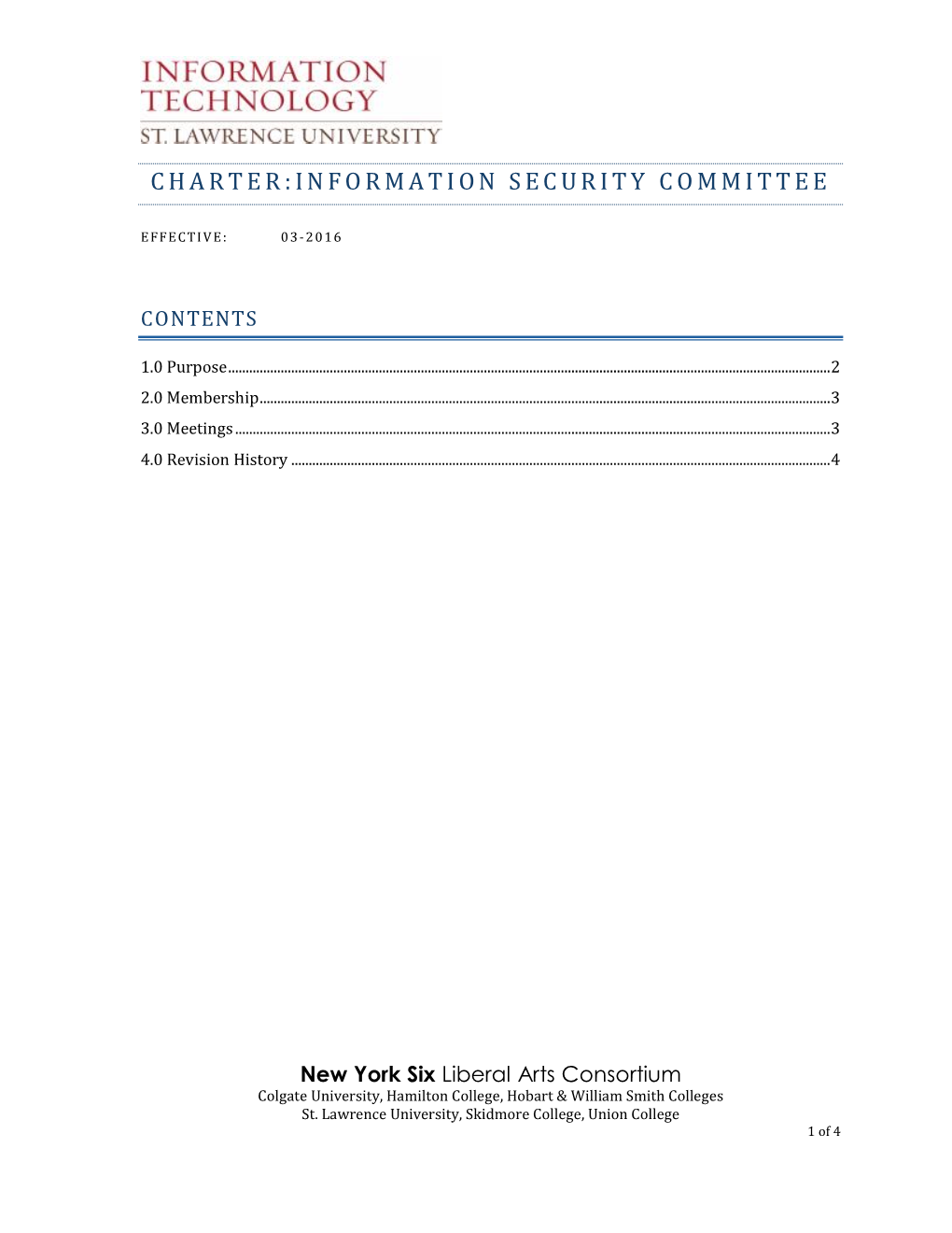 Information Security Committee