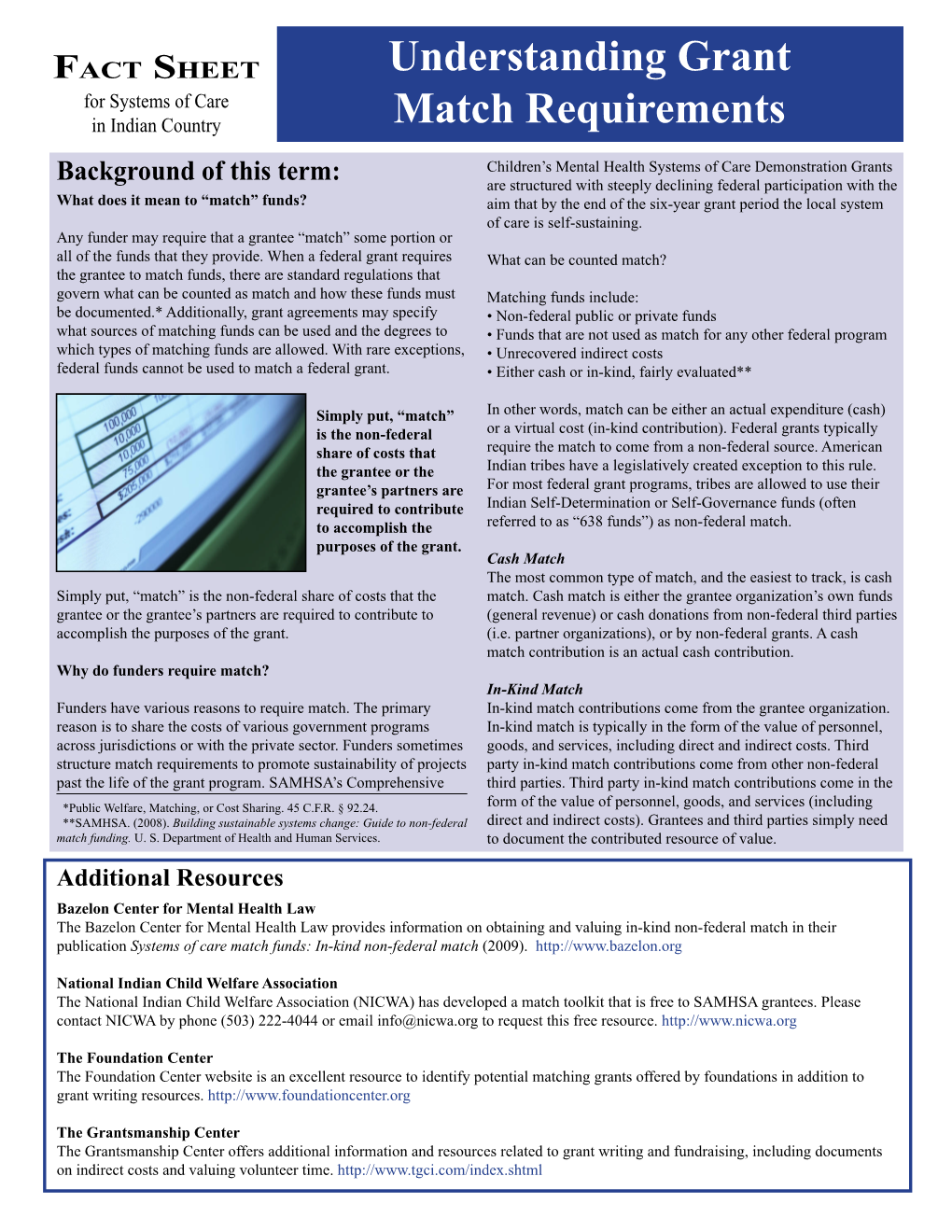 Understanding Grant Match Requirements