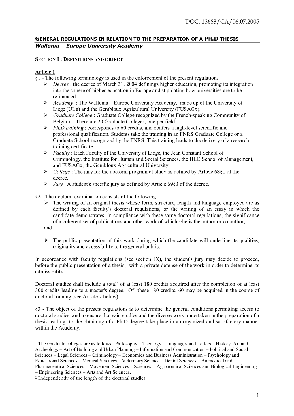 Traductionrèglement Gén Travaux Rel Prépa Thèse Doctorat 13683-06.07.05