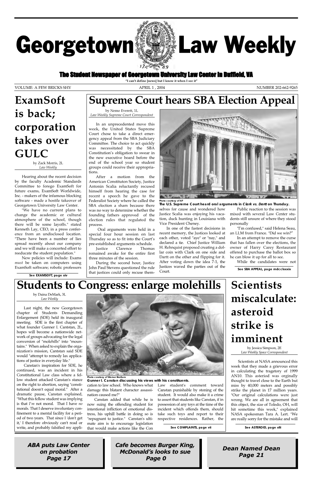 Georgetown Law Weekly