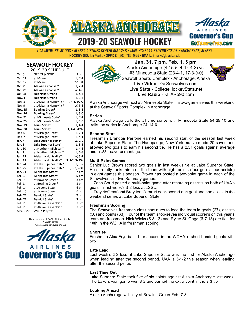 SEAWOLF HOCKEY Jan