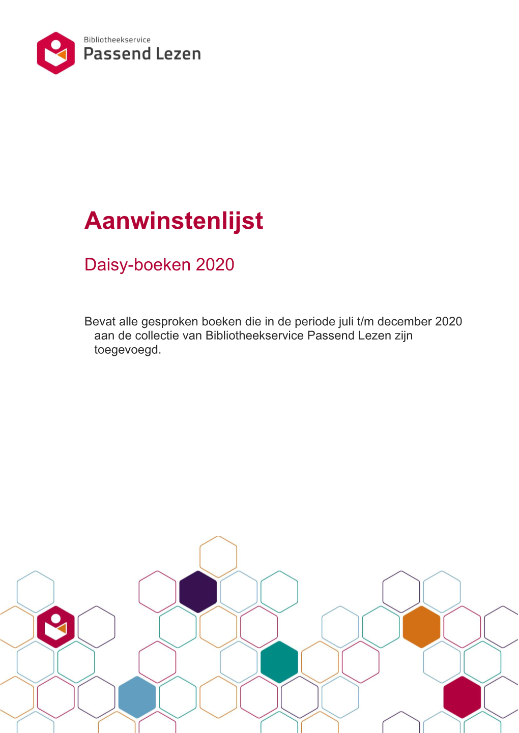 Aanwinstenlijst